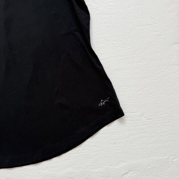 Gu Black Short Sleeve T-Shirt Scoop Neck, Size Small - Picture 3 of 6